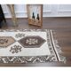 Vintage Turkish Oushak Handmade Wool Runner 100x365