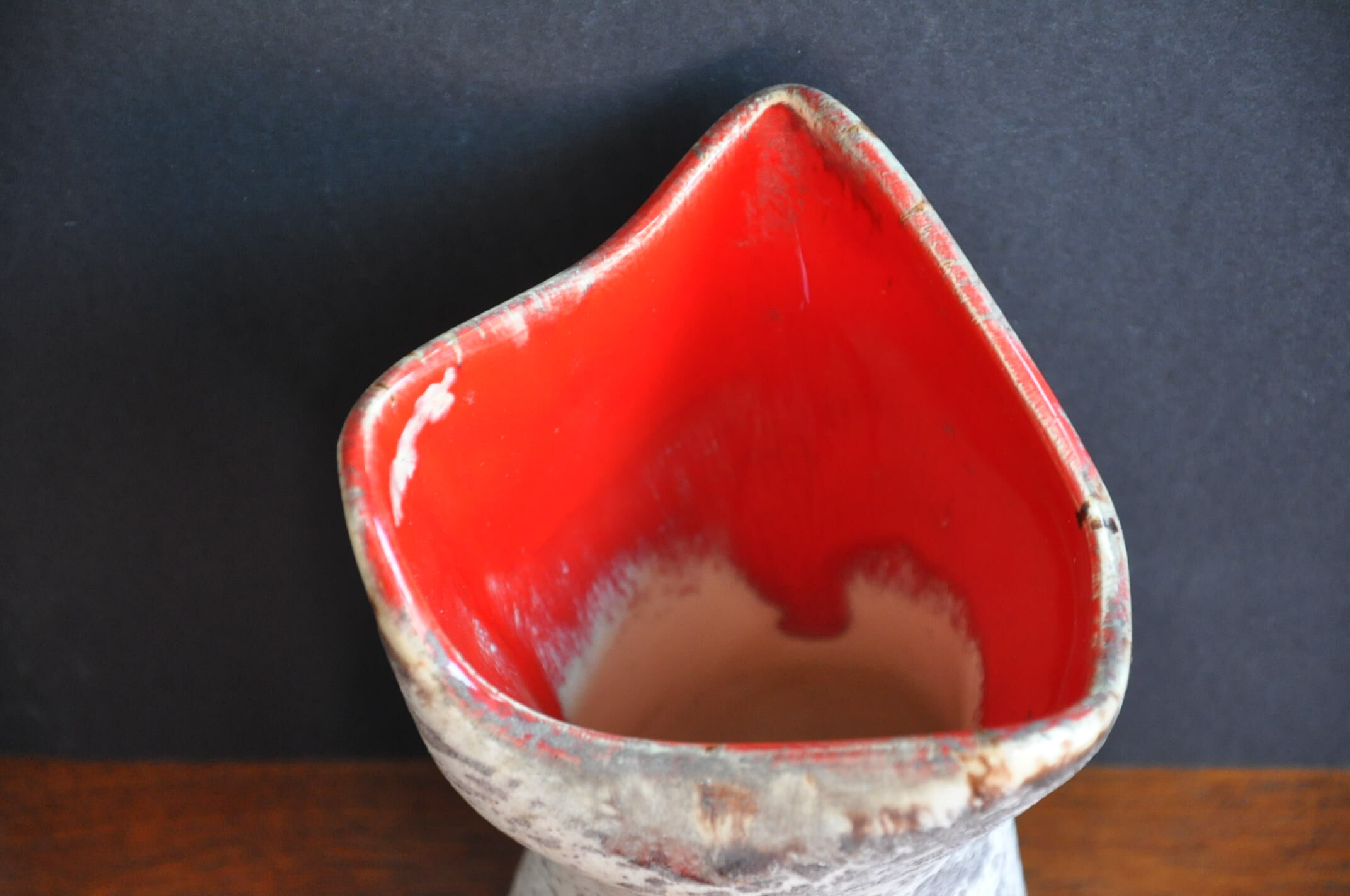 Vase céramique motif bouleau