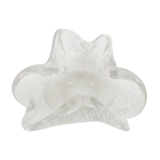 Murano controlled bubble decorating glass ashtray