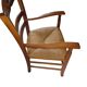fauteuille bois assise payé teinté merisier