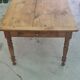 Table de ferme bois pied tourné