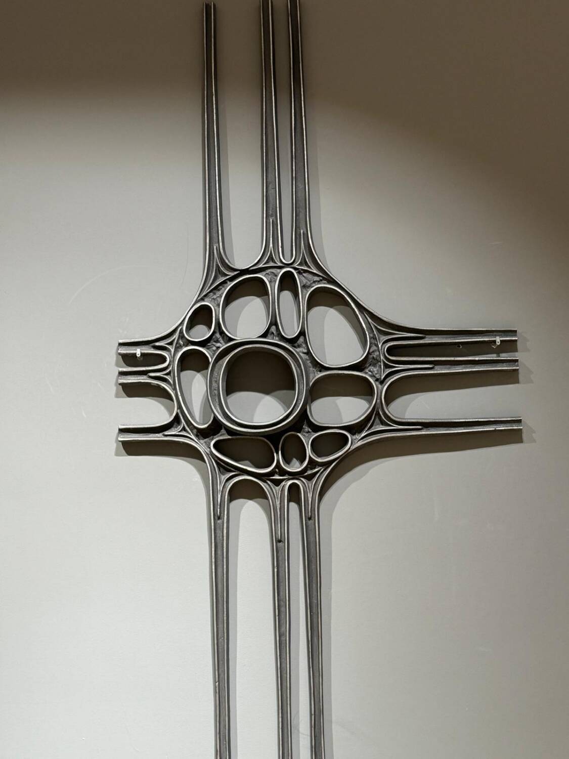 Brutalist wall sculpture from the 1970s