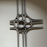 Brutalist wall sculpture from the 1970s