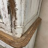 Large oak dresser with white patina