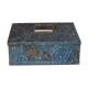 Box safe steel blue 1960