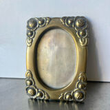 Cadre photo en laiton art nouveau