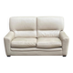 2/3-seater sofa in genuine beige leather by Roche Bobois. Very good condition, great comfort.