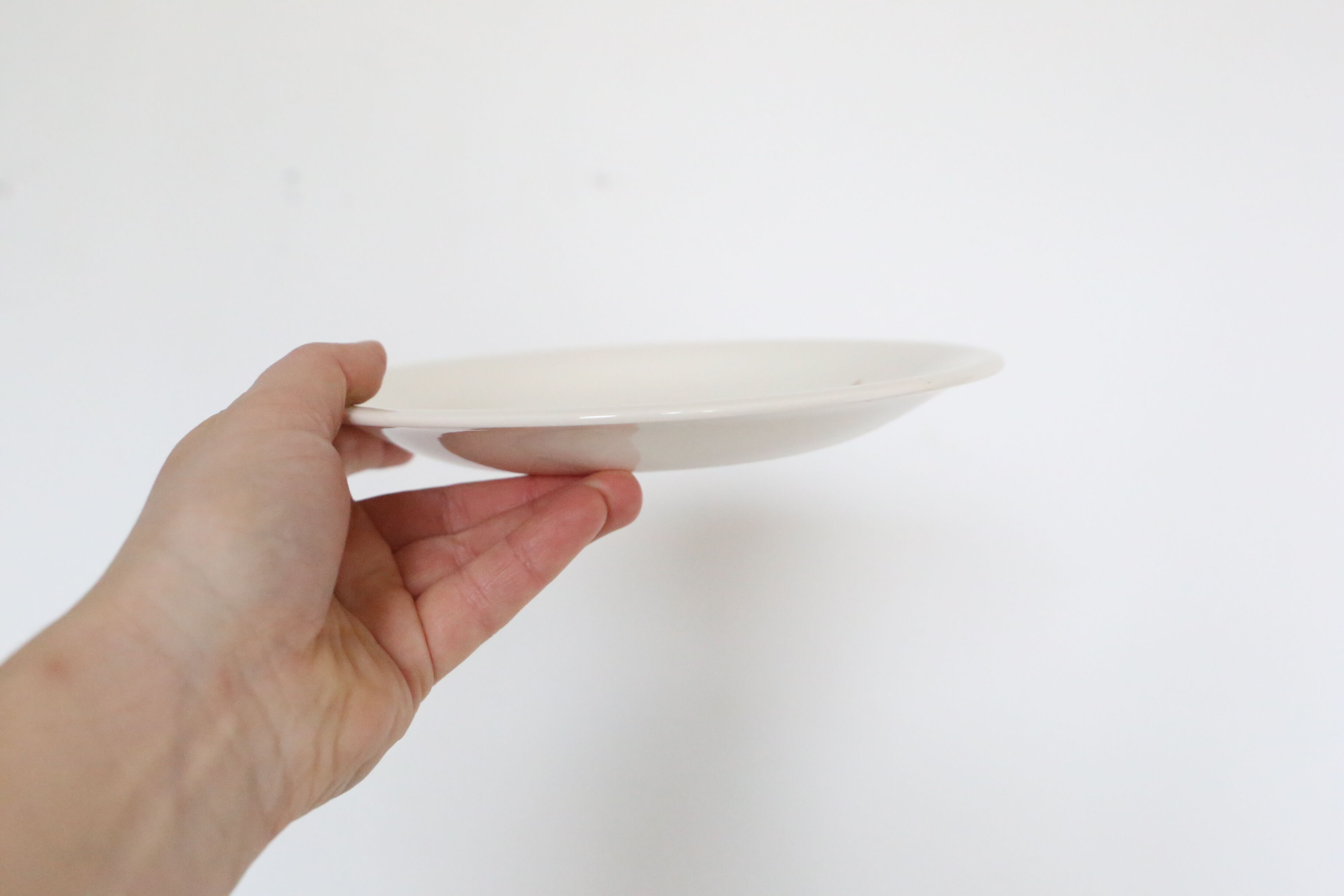 Dessert plates x4, Salins, vintage French