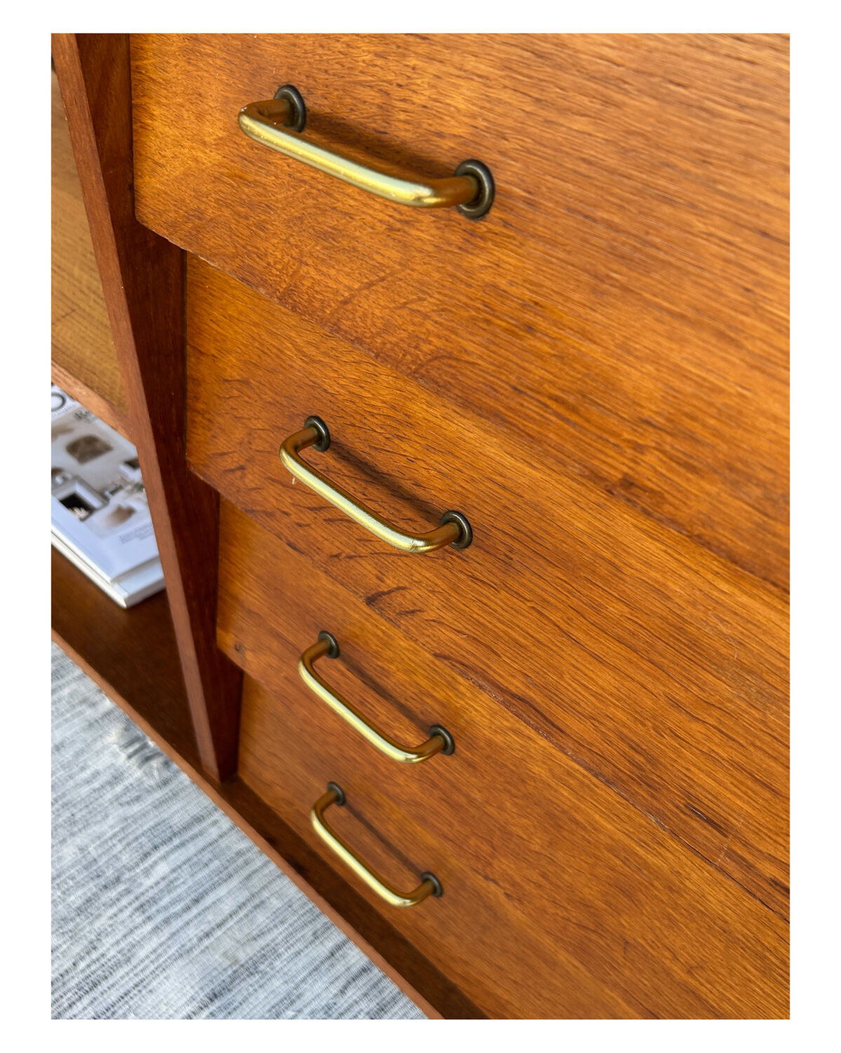 Chest of drawers in a row