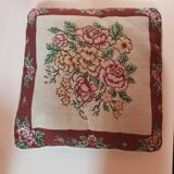 Vintage canvas pillow