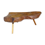 Elm tree trunk coffee table