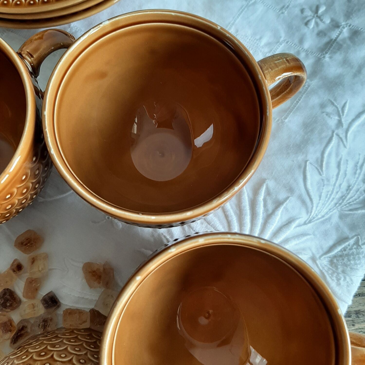 Vintage cups and saucers Pagnossin