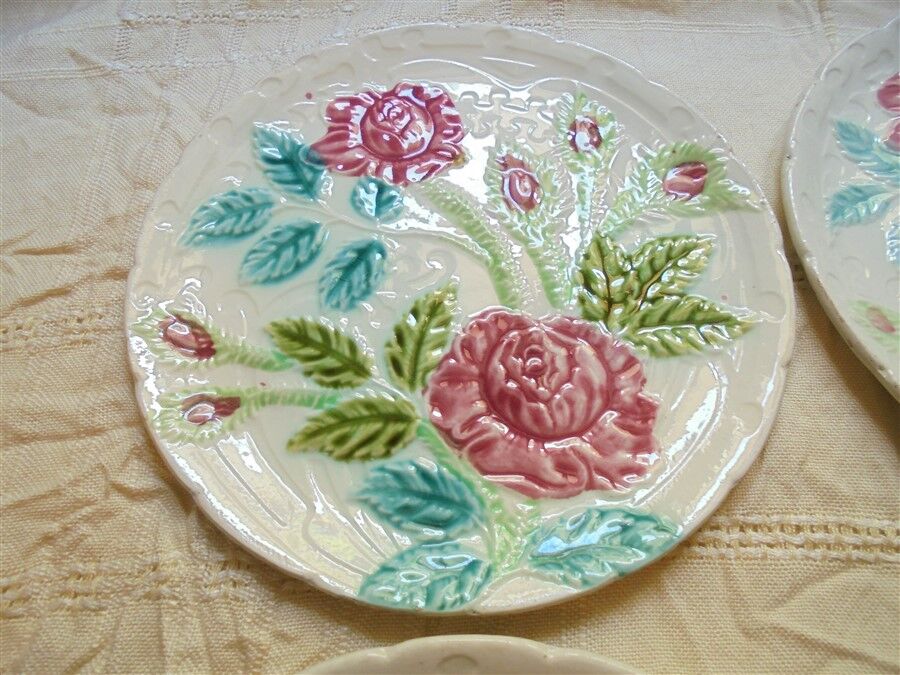 Assiettes barbotine