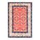 Vintage Turkish Oushak Handmade Wool Cotton Red Area Rug 130x190