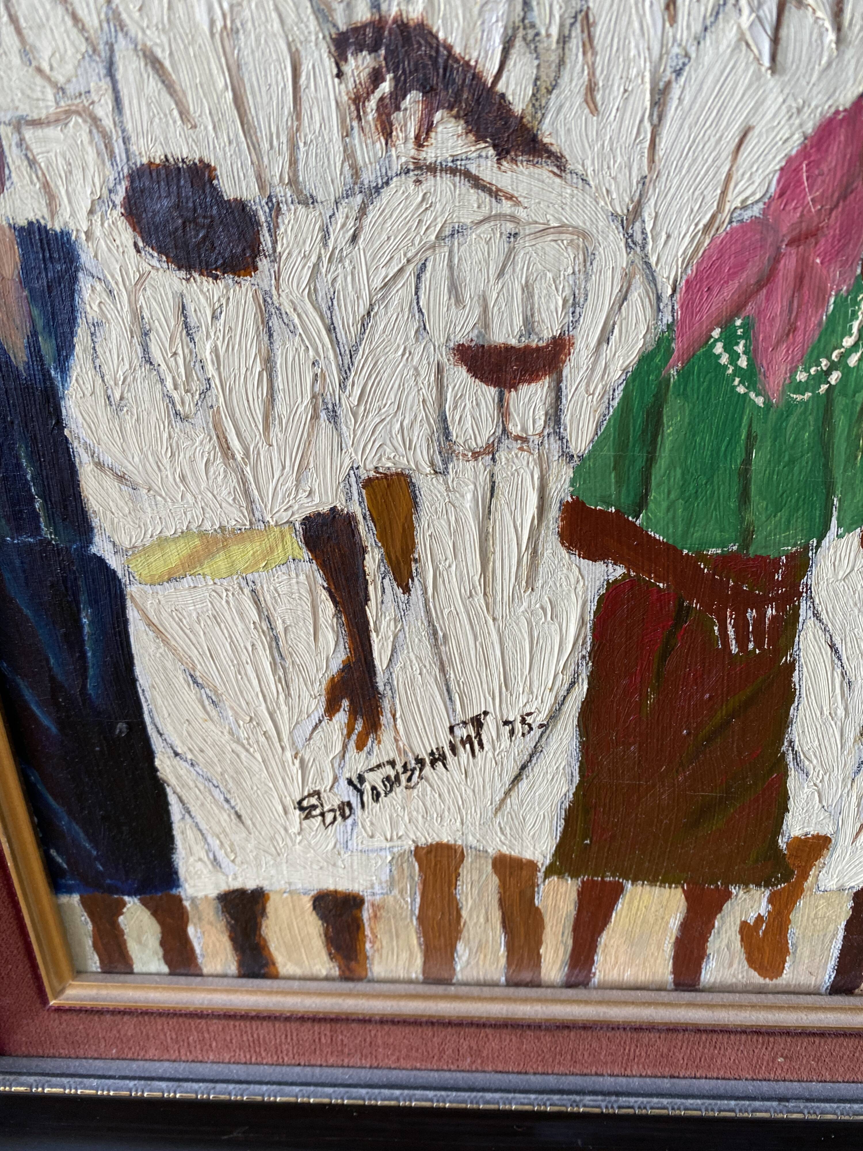 Haitian naive painting from 1975