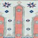Powder Pink & Soft Blue Vintage Persian Rug, 166x209 Cm
