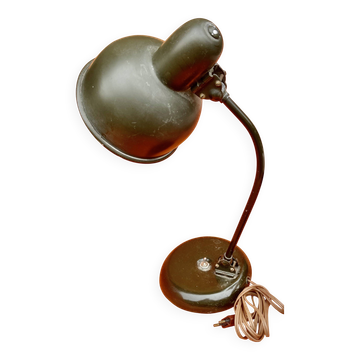 Lampe de bureau atelier Christian Dell 1930, luminaire industrielle