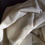 2 draps en lin blanc cassé 230cmx330cm