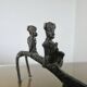 Sculpture, bronze africain, XIXème