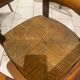 Ancienne chaise haute paillée