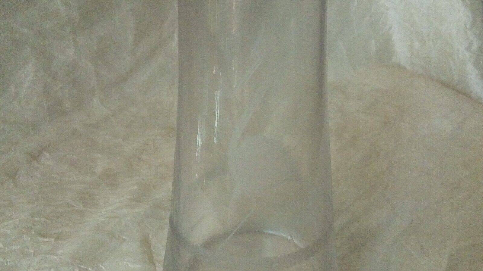 Engraved glass hyacinth vase heron decoration*