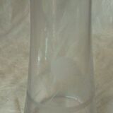 Engraved glass hyacinth vase heron decoration*