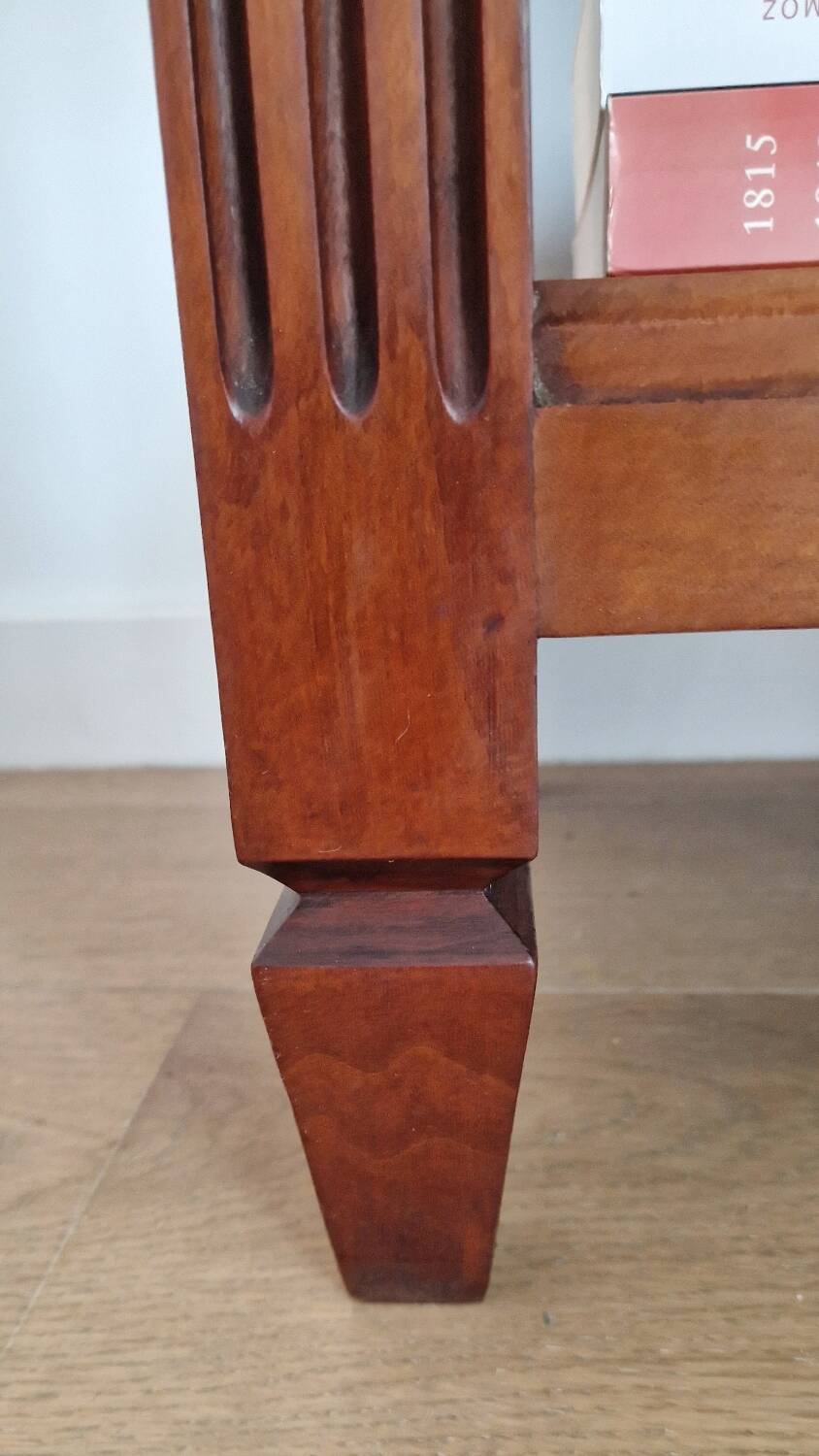 Low cabinet in blond cherry wood, Directoire style