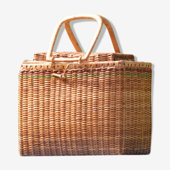 Wicker basket 1950