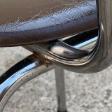 Chairs skaï and chrome 1970
