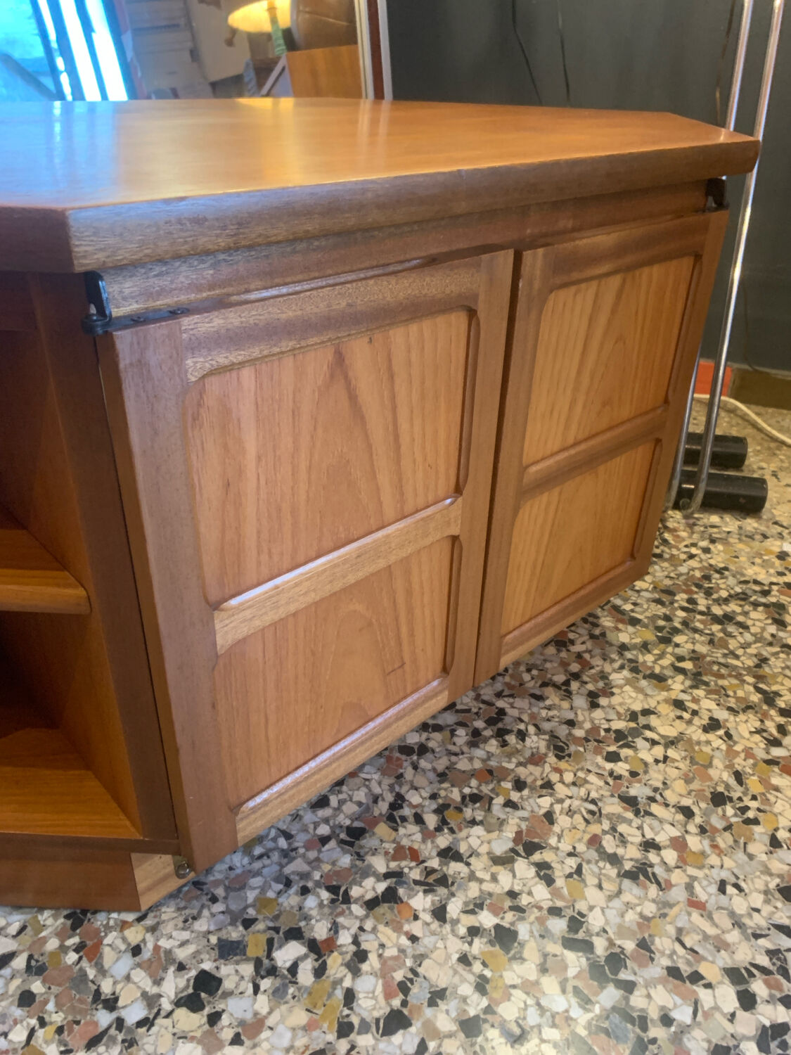 Nathan Furniture low corner unit in teak
