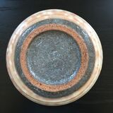 Pink beige raku cup