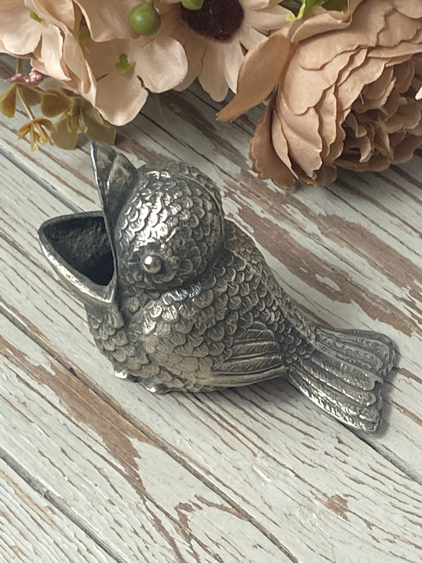 Silver-plated bird