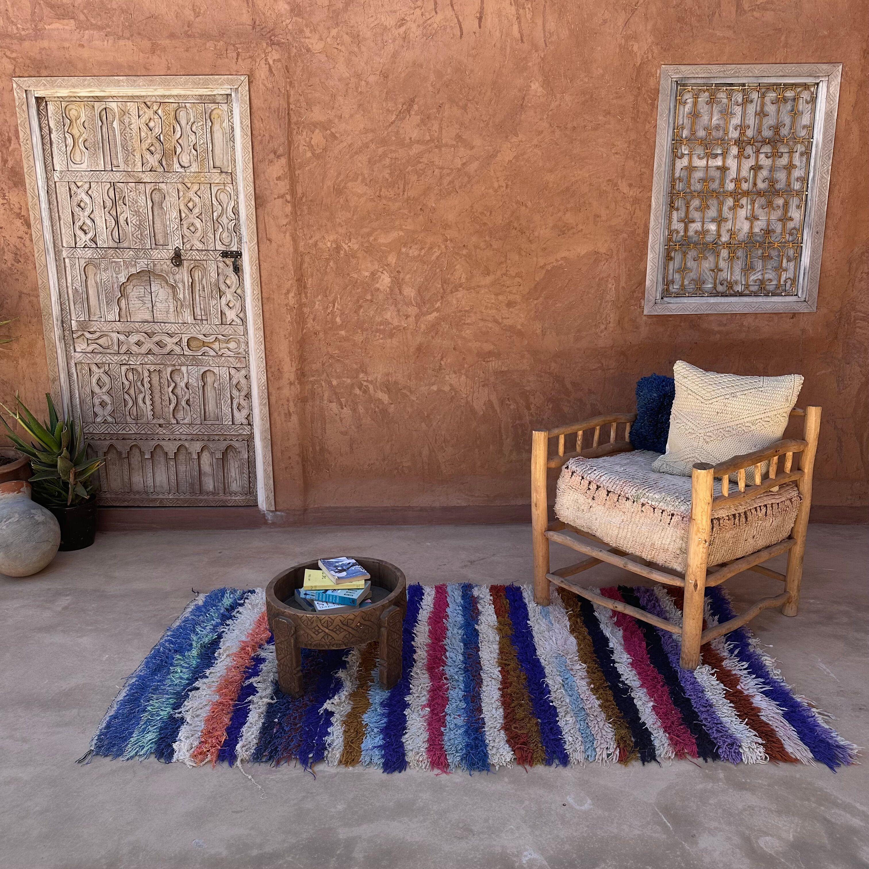 Boucherouite carpet - 110 x 214 cm