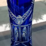 Bohemian crystal vase