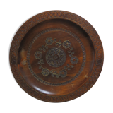 Chiseled walnut tray