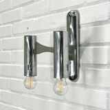 Chrome wall lamps by Sciolari - 2 available