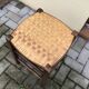 Tabouret de ferme en bois vintage