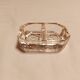 Transparent glass salt and pepper shaker