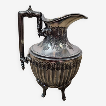 Late 19th century silver milk jug