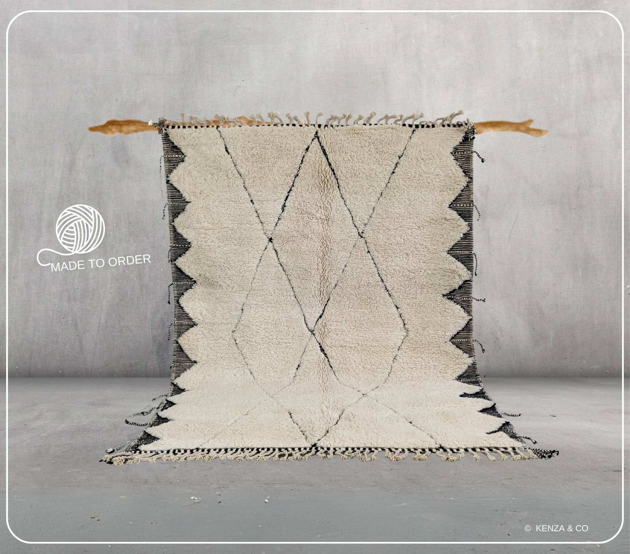 Beni Ouarain rug – Pre-order #G364