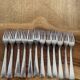 23 silver-plated metal forks Ercuis