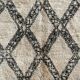 Carpet berbere beni ouarain old years 1958 modern