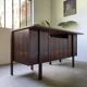 Bureau et sa chaise scandinave palissandre