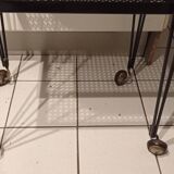 Eiffel feet serving table in the style of Mathieu Matégot