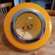 Suspension vintage opaline orange " viro "