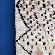 Tapis azilal berbère marron 140x265 cm