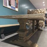 Table monastère en chêne massif