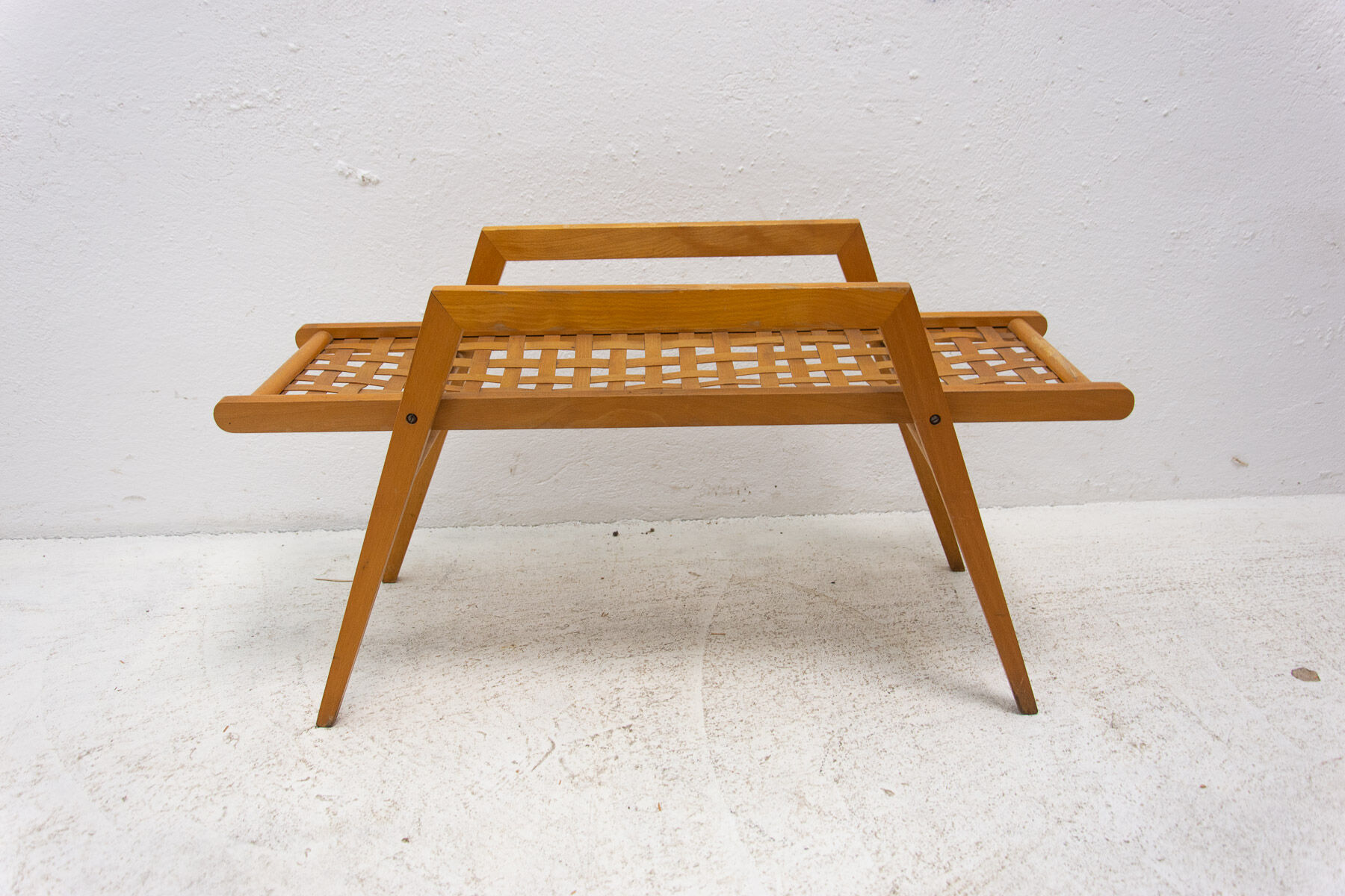 Mid century plant stand or side table, Czechoslovakia