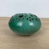 Vase ball pique flower ceramic 60s