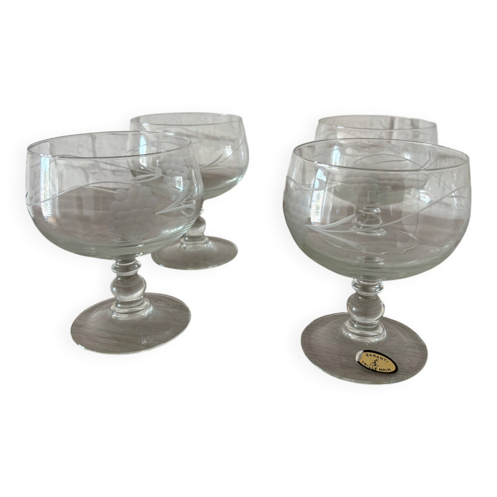 Coupe glace Saint Louis (maison du groupe Hermes)